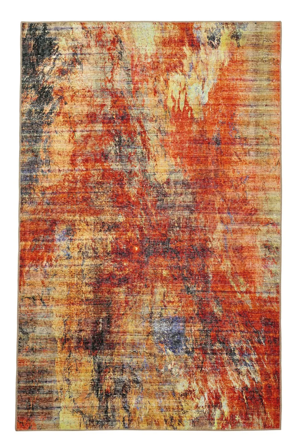 Lapos szövésű szőnyeg - Bechar (piros/multi)