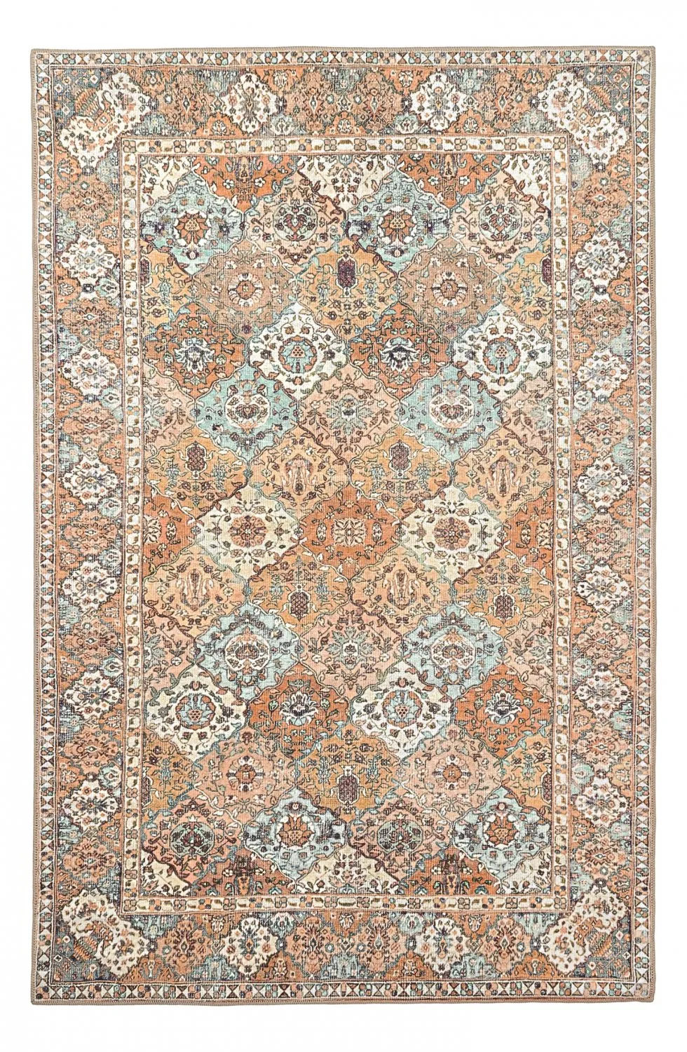 Lapos szövésű szőnyeg - Berelina (bézs/multi)