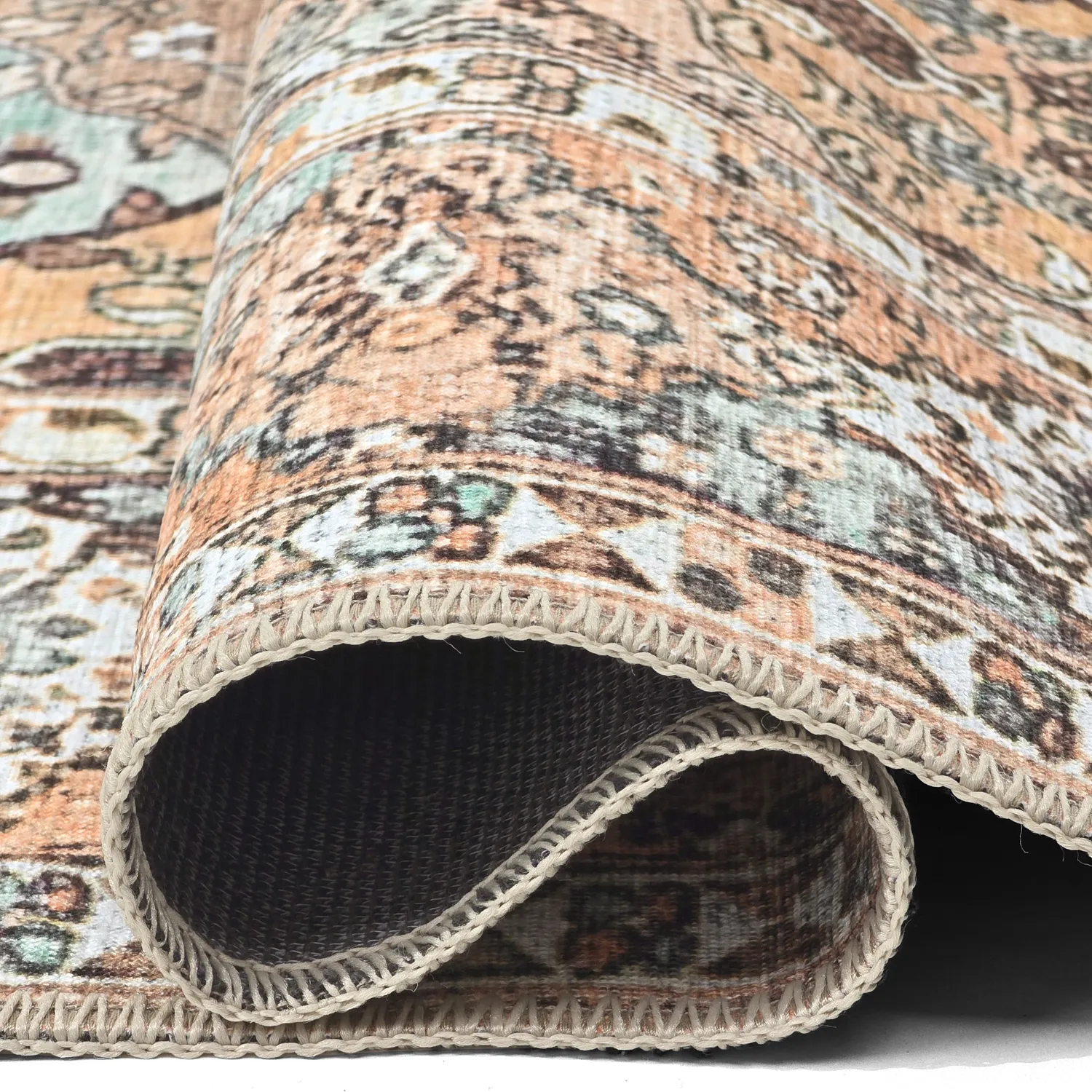 Lapos szövésű szőnyeg - Berelina (bézs/multi)