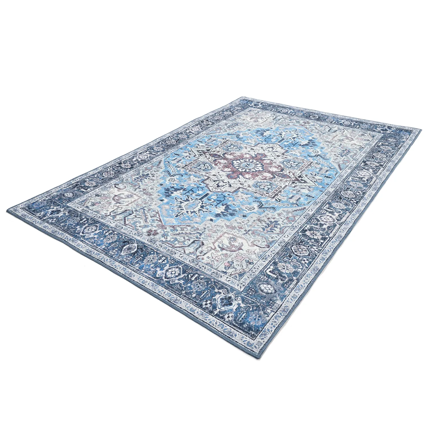 Lapos szövésű szőnyeg - Birjand (kék)