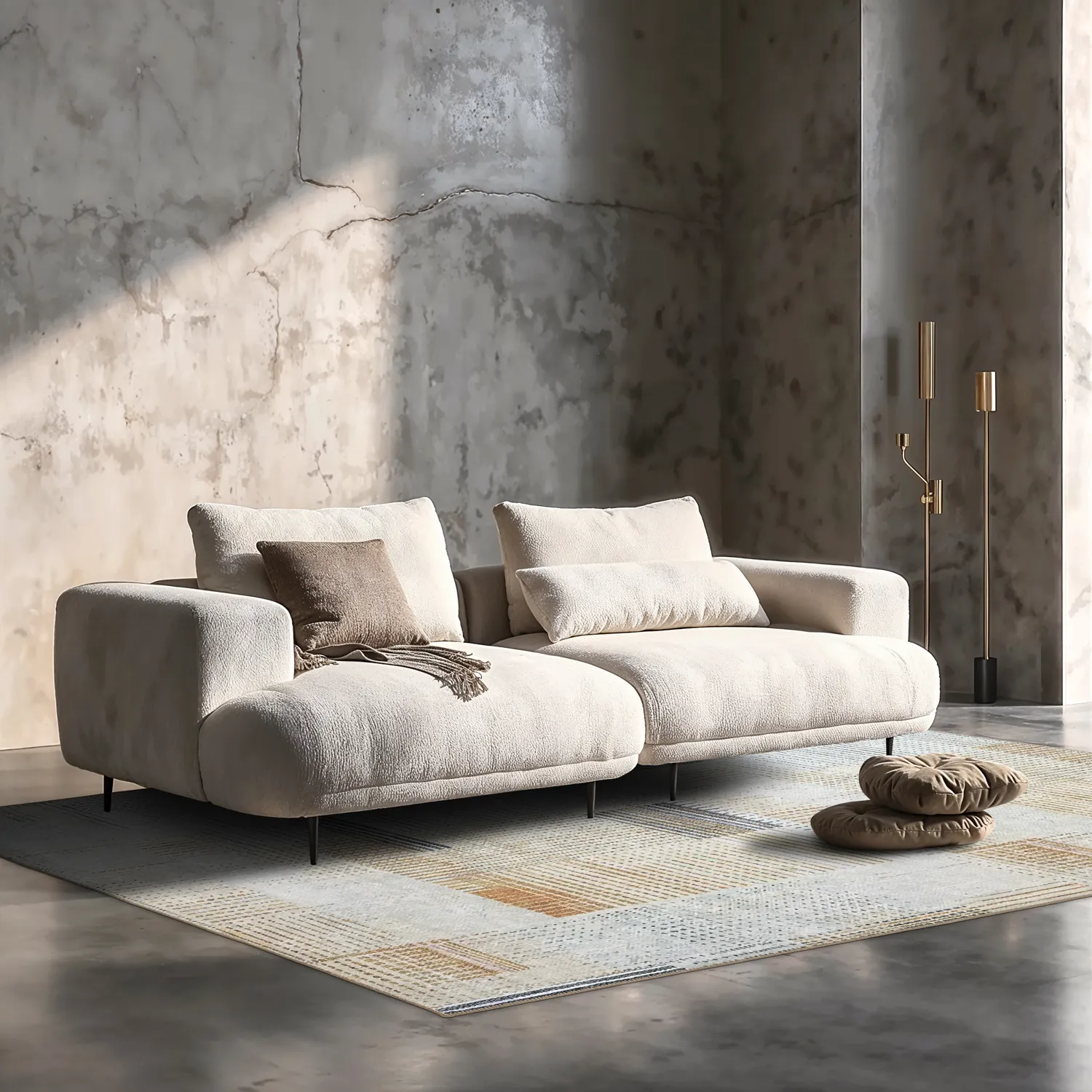 Lapos szövésű szőnyeg - Calla (sárga)