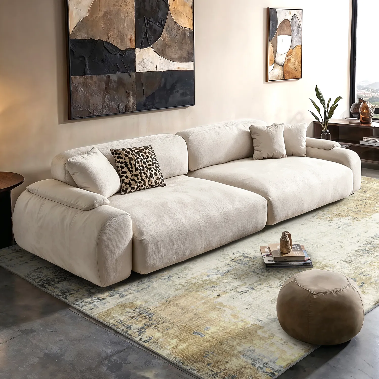 Lapos szövésű szőnyeg - Comino (szürke/multi)