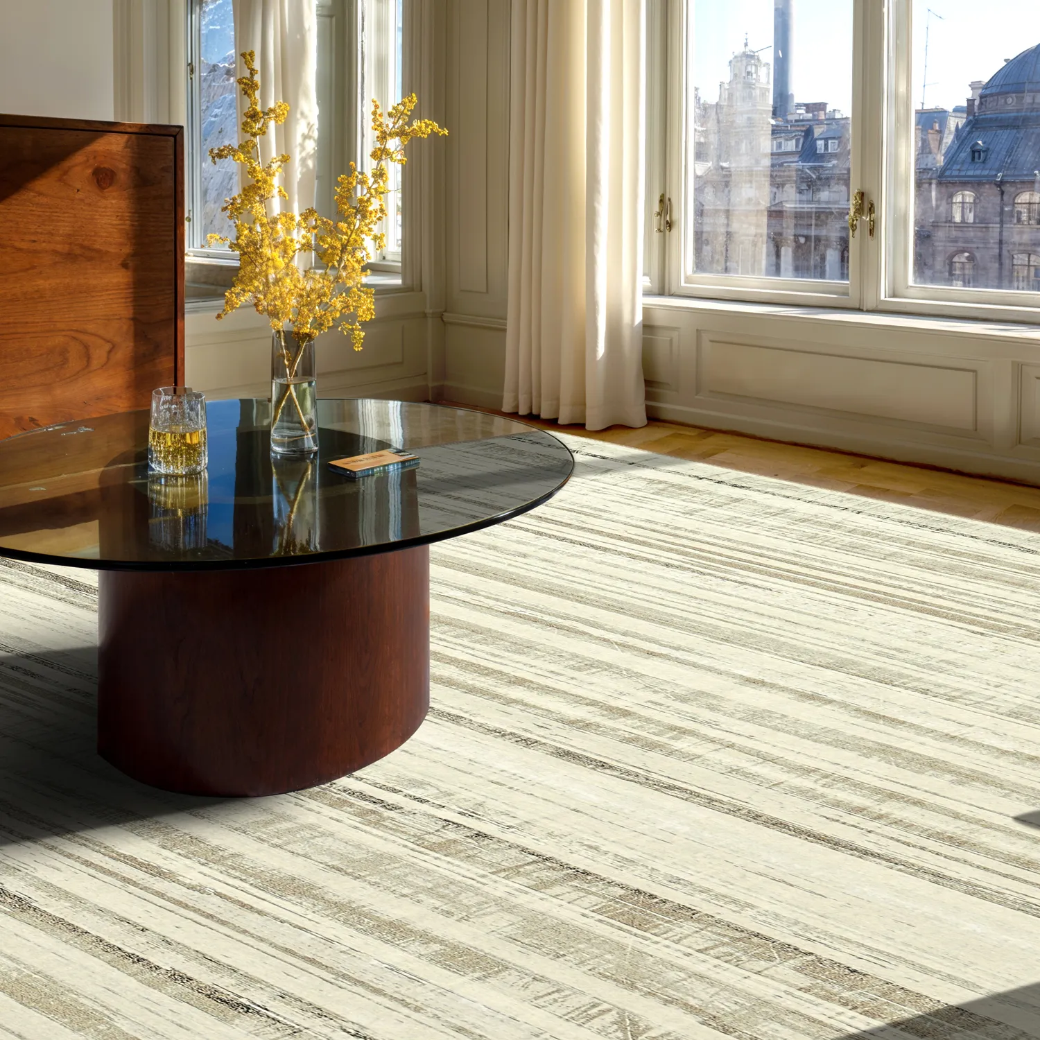 Lapos szövésű szőnyeg - Delara (bézs)