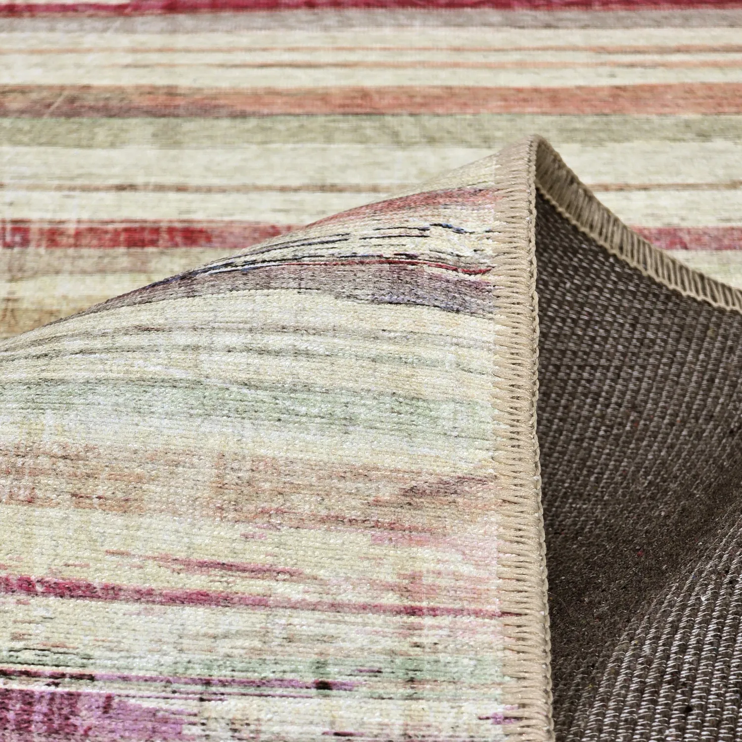 Lapos szövésű szőnyeg - Delara (bézs/multi)