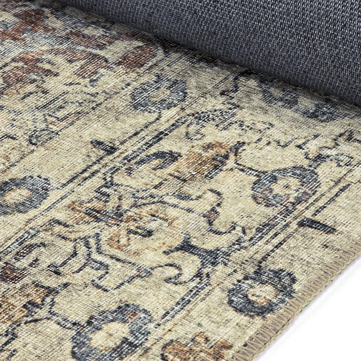 Lapos szövésű szőnyeg - Delvar (bézs)