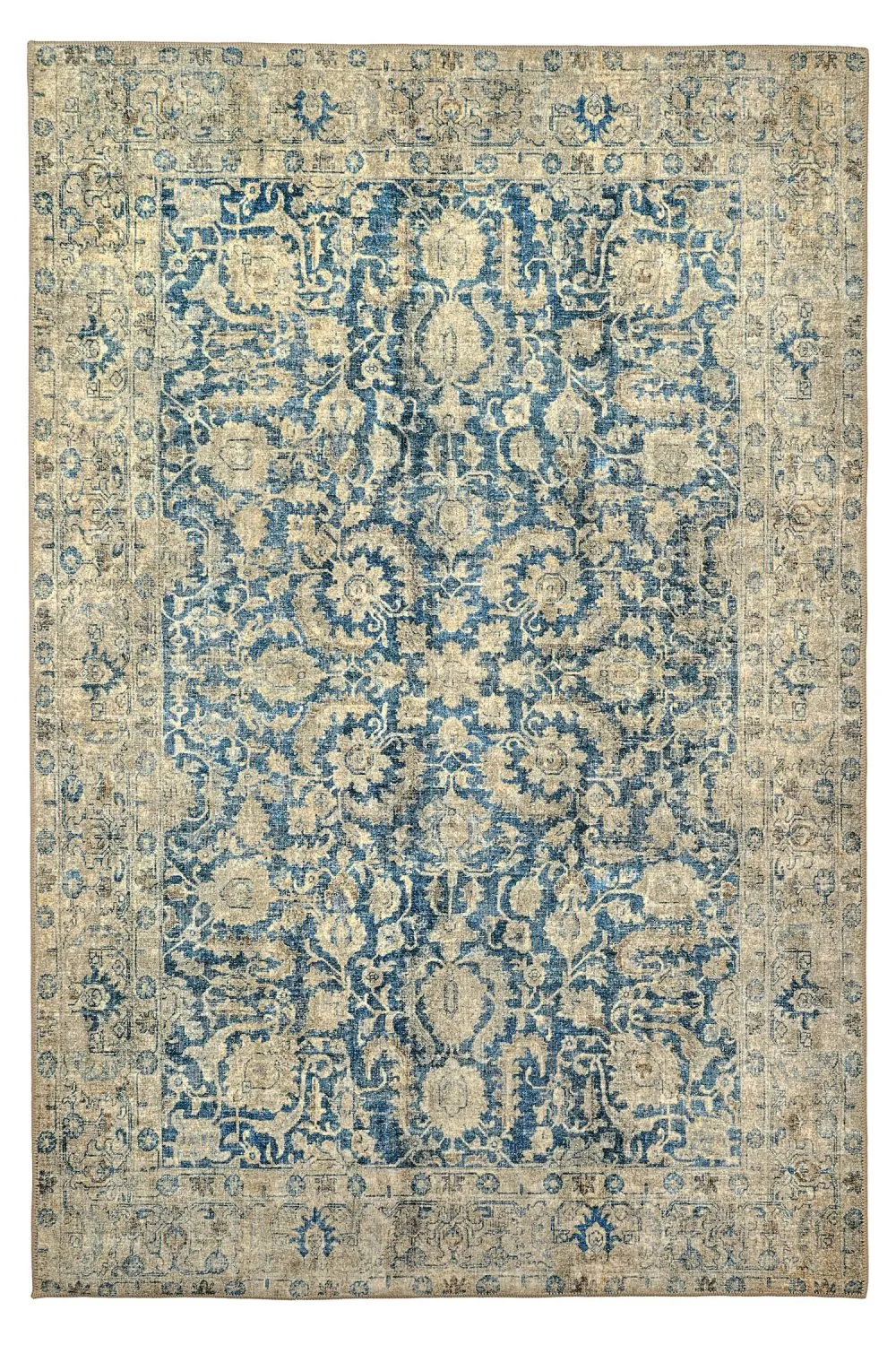 Lapos szövésű szőnyeg - Delvar (kék)