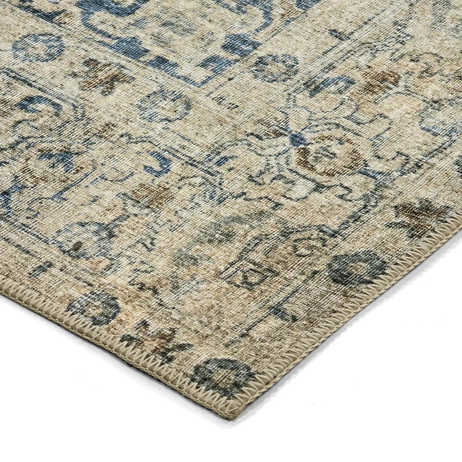 Lapos szövésű szőnyeg - Delvar (kék)