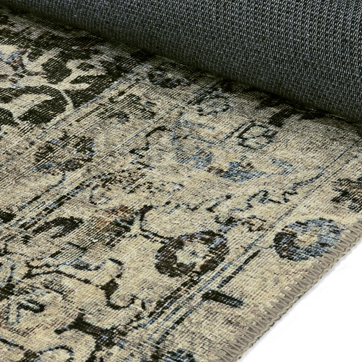 Lapos szövésű szőnyeg - Delvar (zöld)