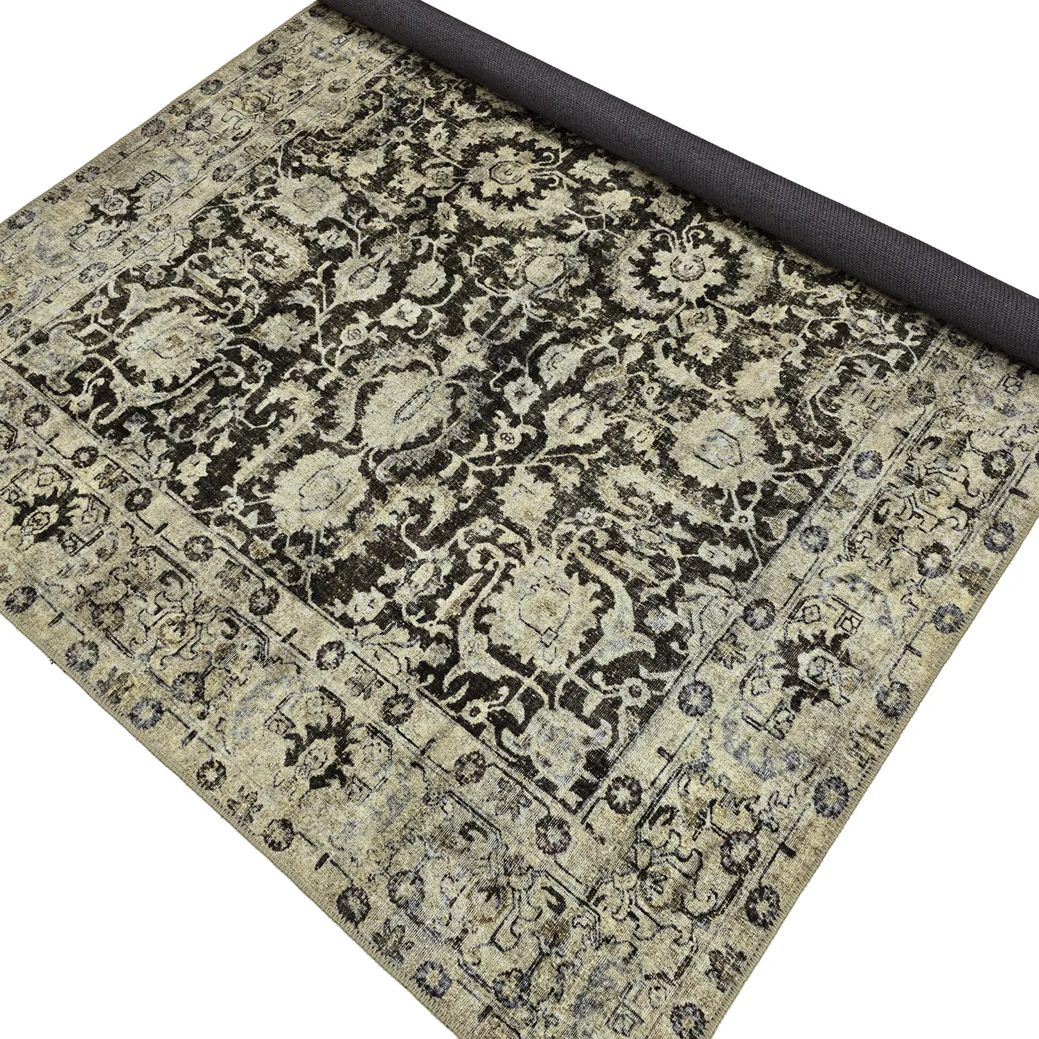 Lapos szövésű szőnyeg - Delvar (zöld)