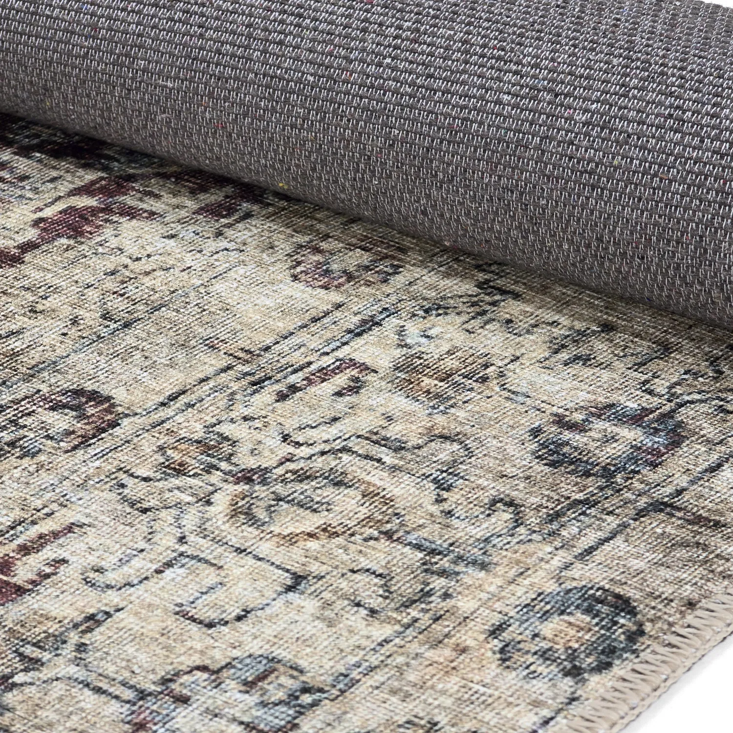 Lapos szövésű szőnyeg - Delvar (piros)