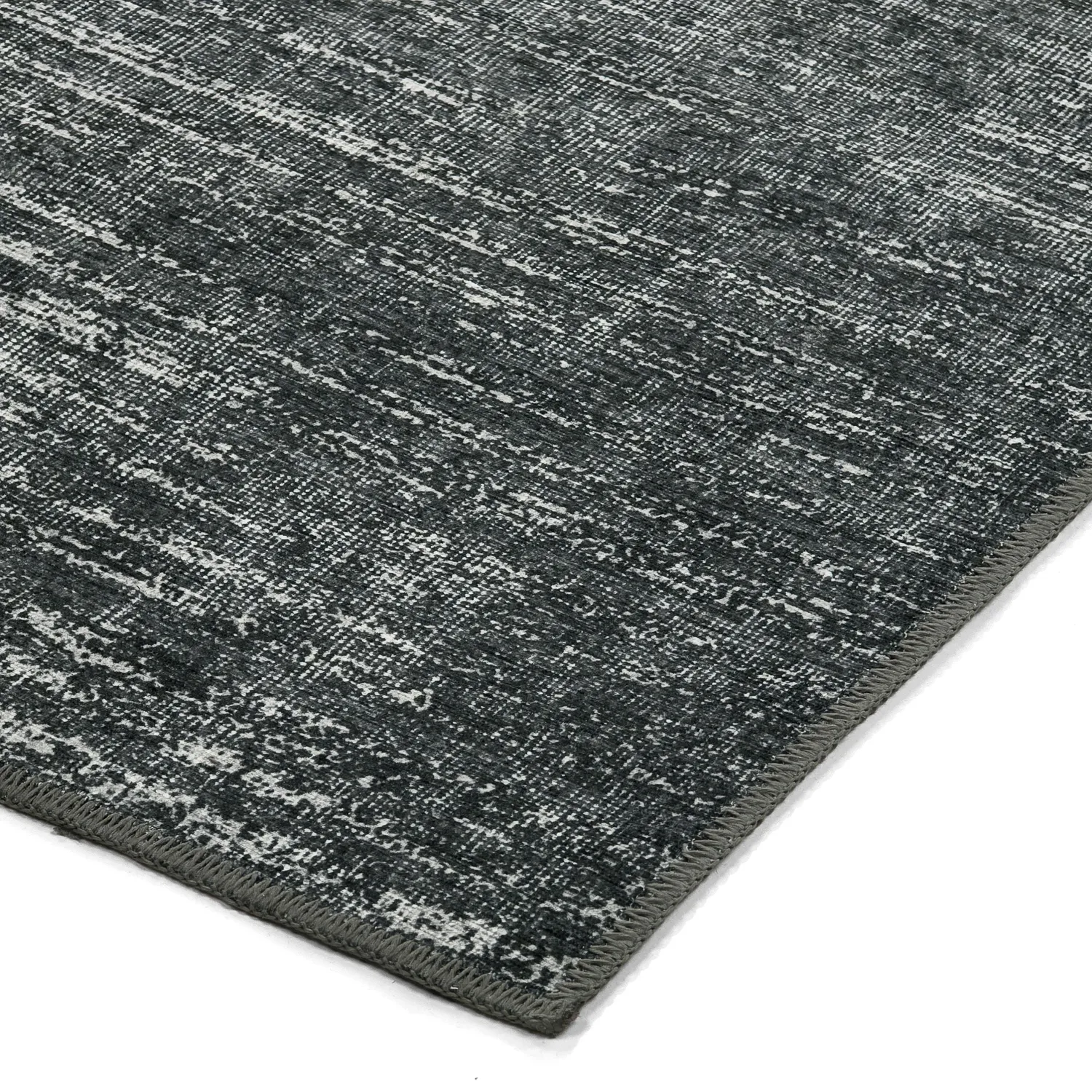 Lapos szövésű szőnyeg - Elarion (fekete)