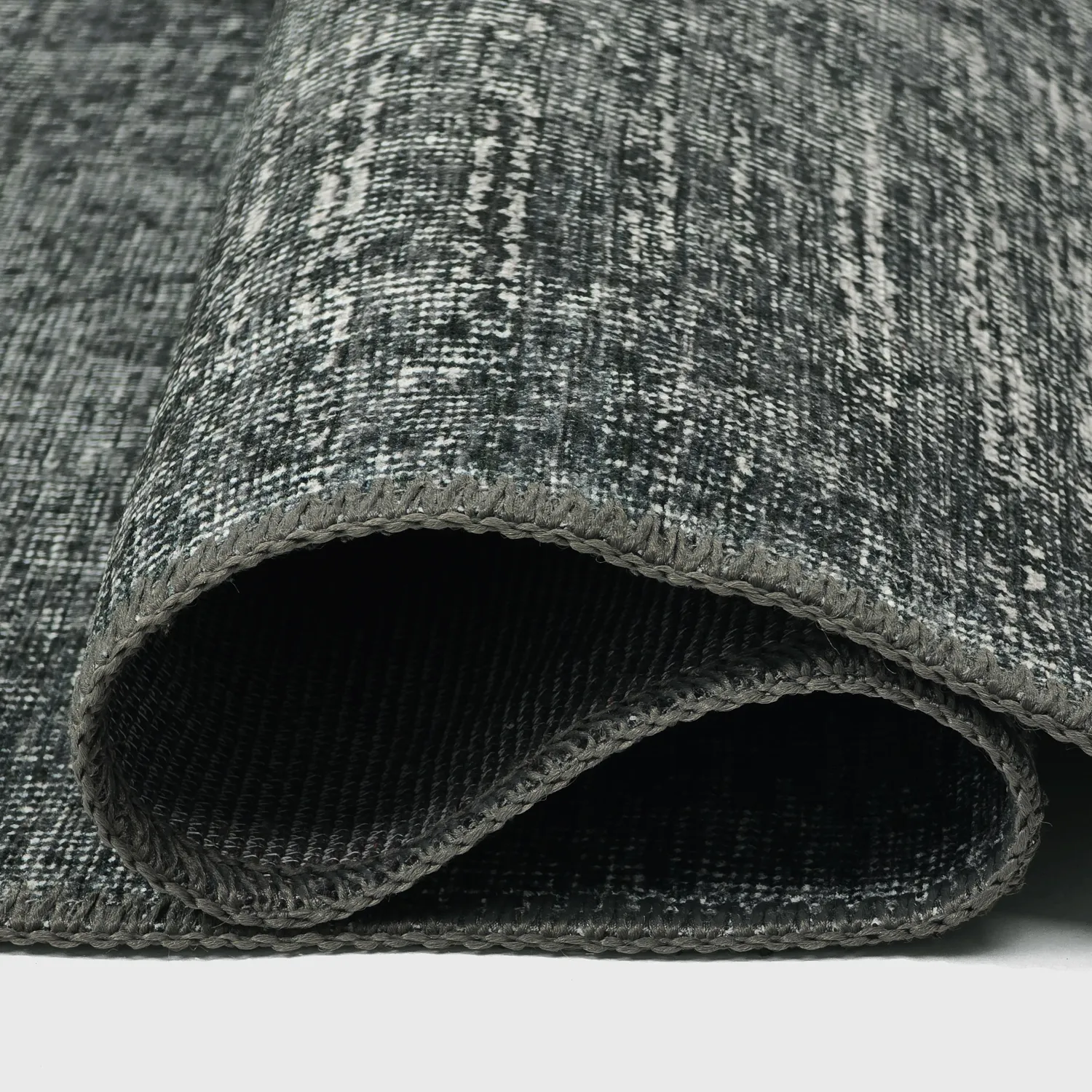 Lapos szövésű szőnyeg - Elarion (fekete)