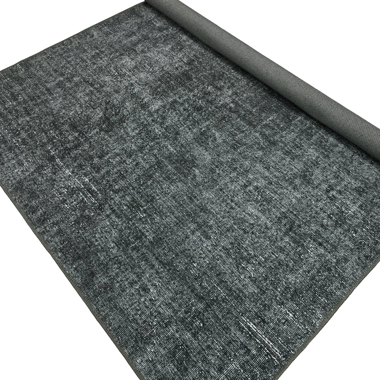 Lapos szövésű szőnyeg - Elarion (fekete)