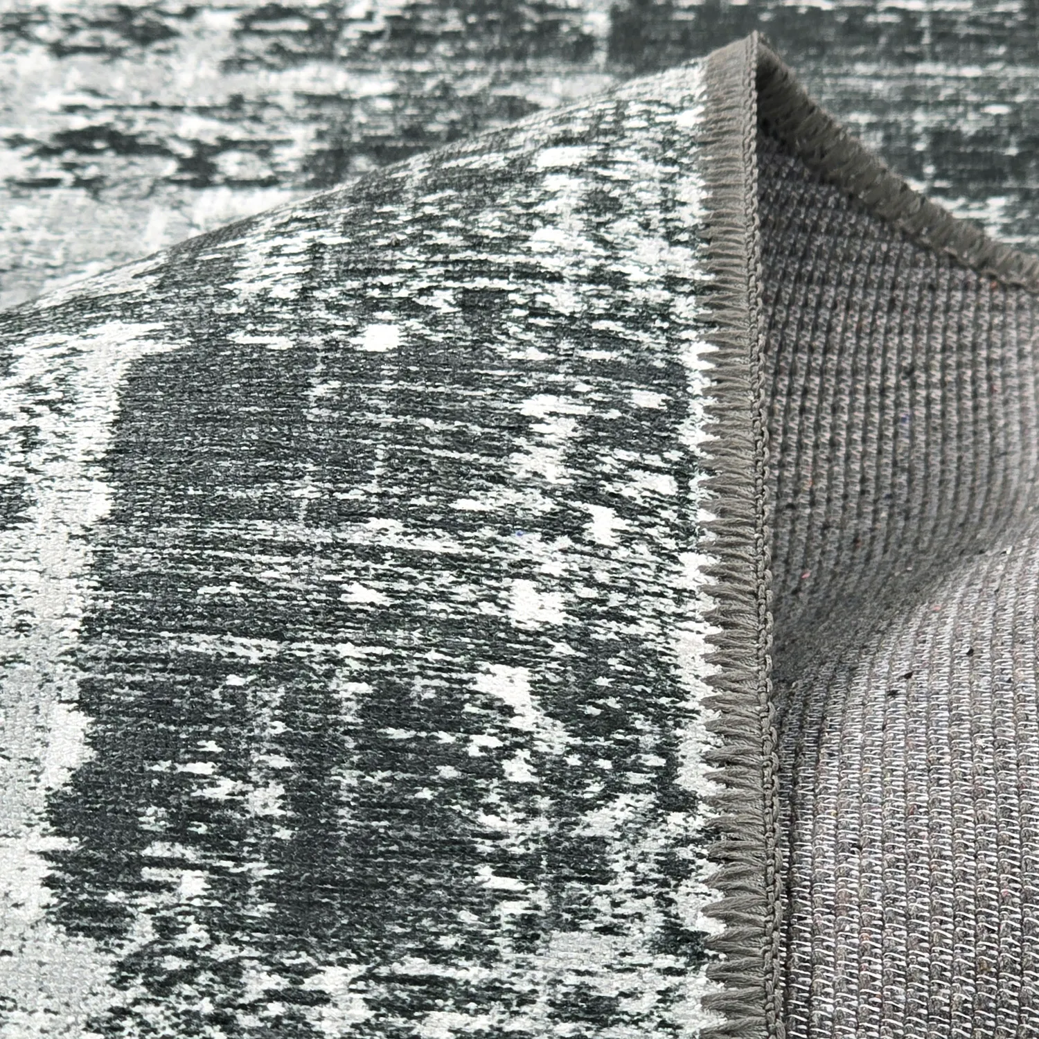 Lapos szövésű szőnyeg - Elira (fekete)