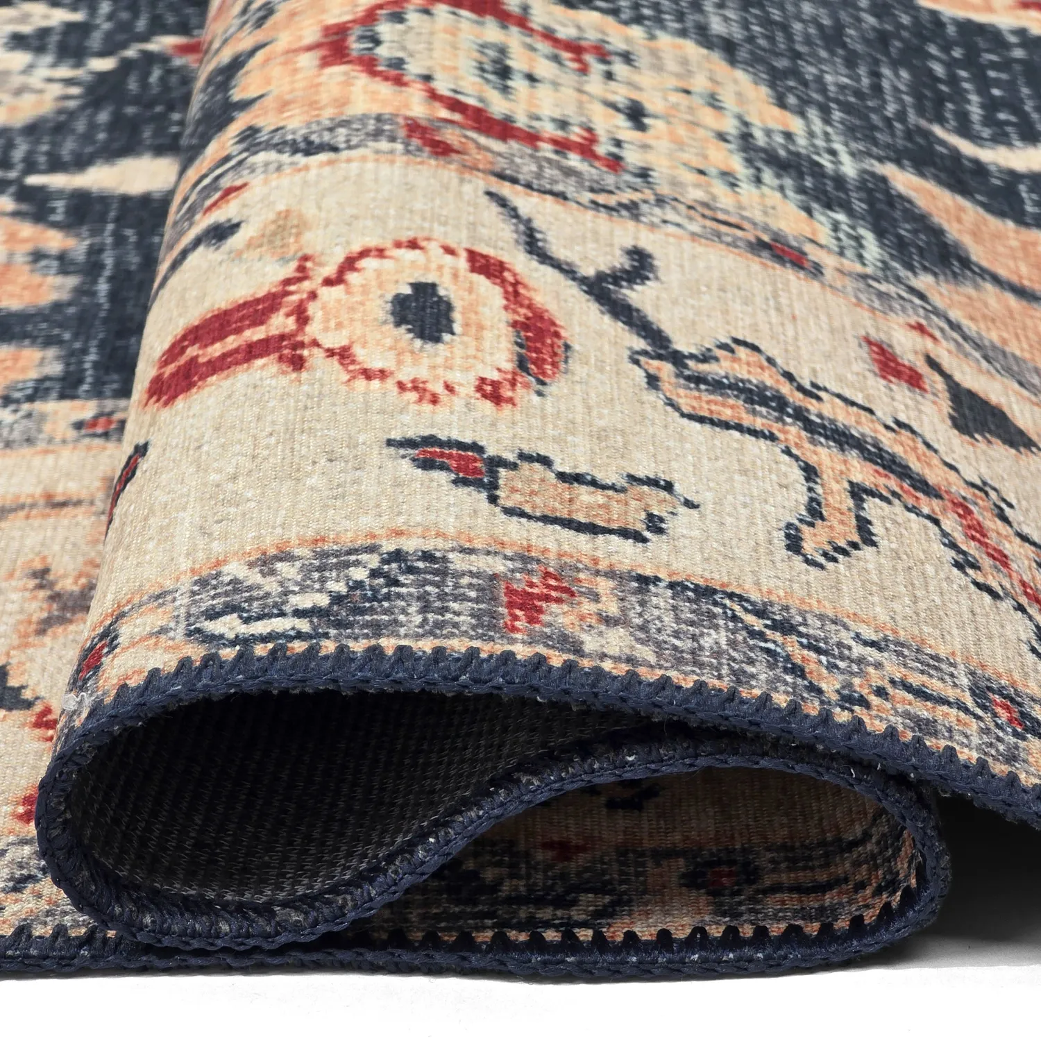 Lapos szövésű szőnyeg - Fadarin (kék)