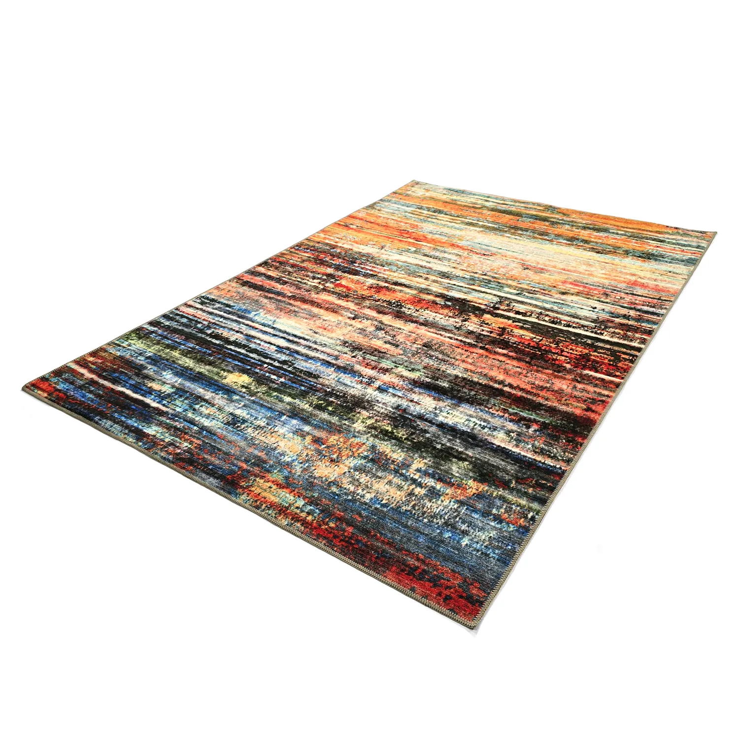 Lapos szövésű szőnyeg - Kazea (narancs/többszínű)