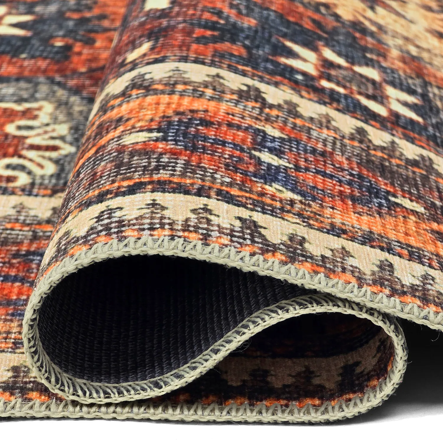 Lapos szövésű szőnyeg - Khalamir (piros)