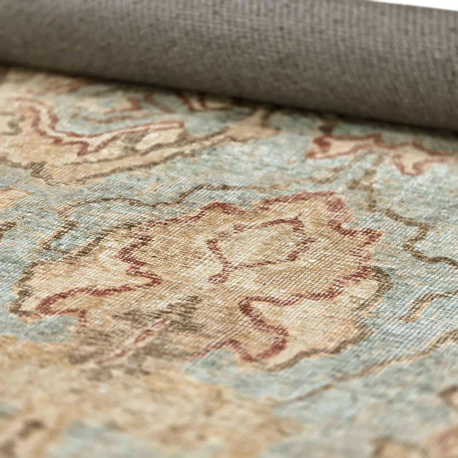 Lapos szövésű szőnyeg - Layla (világoskék)