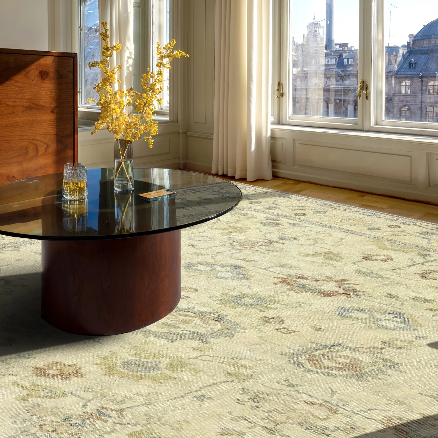 Lapos szövésű szőnyeg - Linaar (krém)