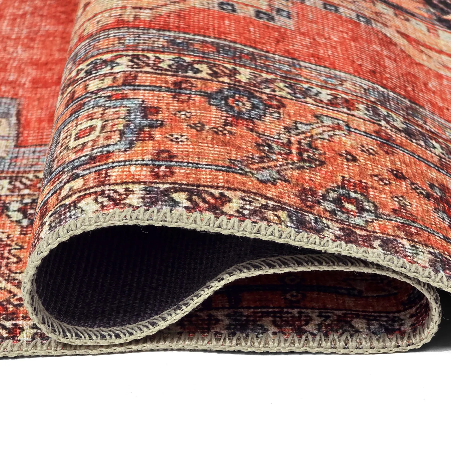 Lapos szövésű szőnyeg - Madevan (piros)