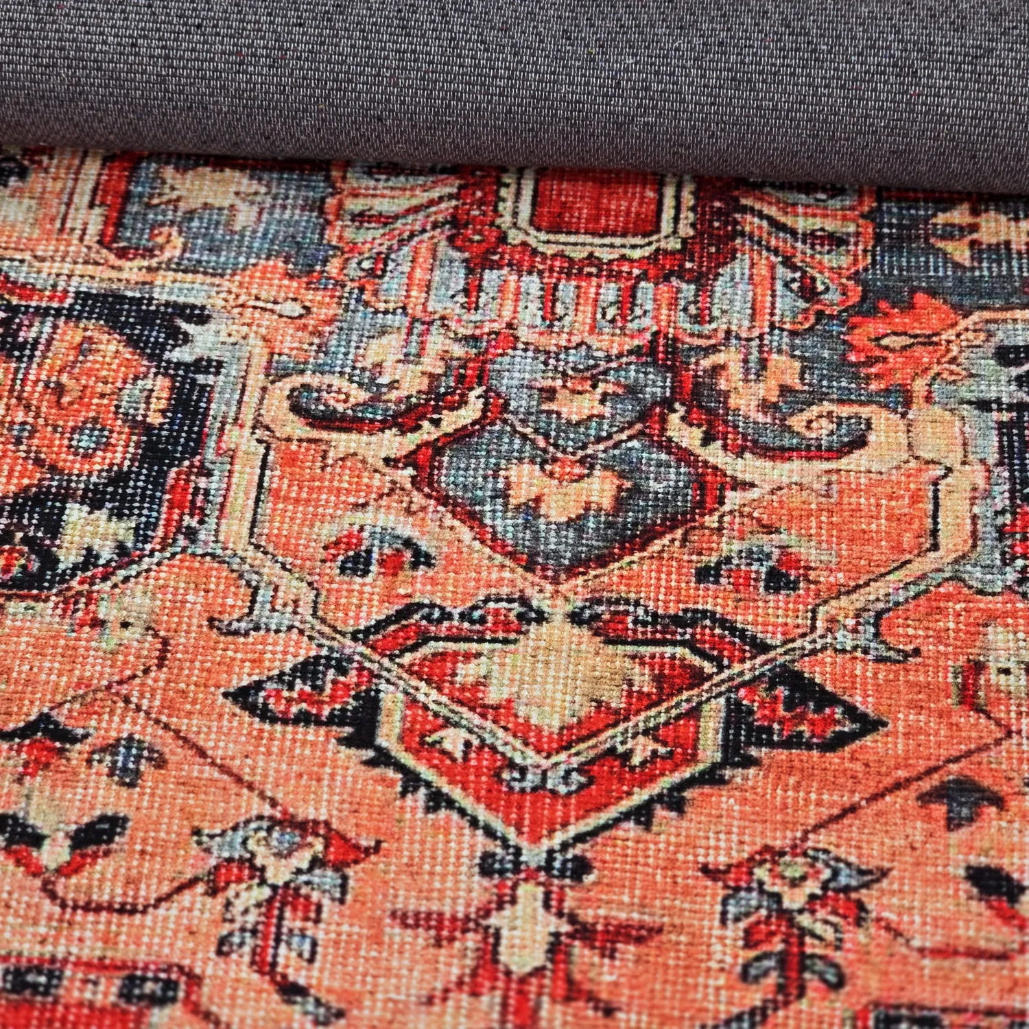 Lapos szövésű szőnyeg - Madevan (piros)