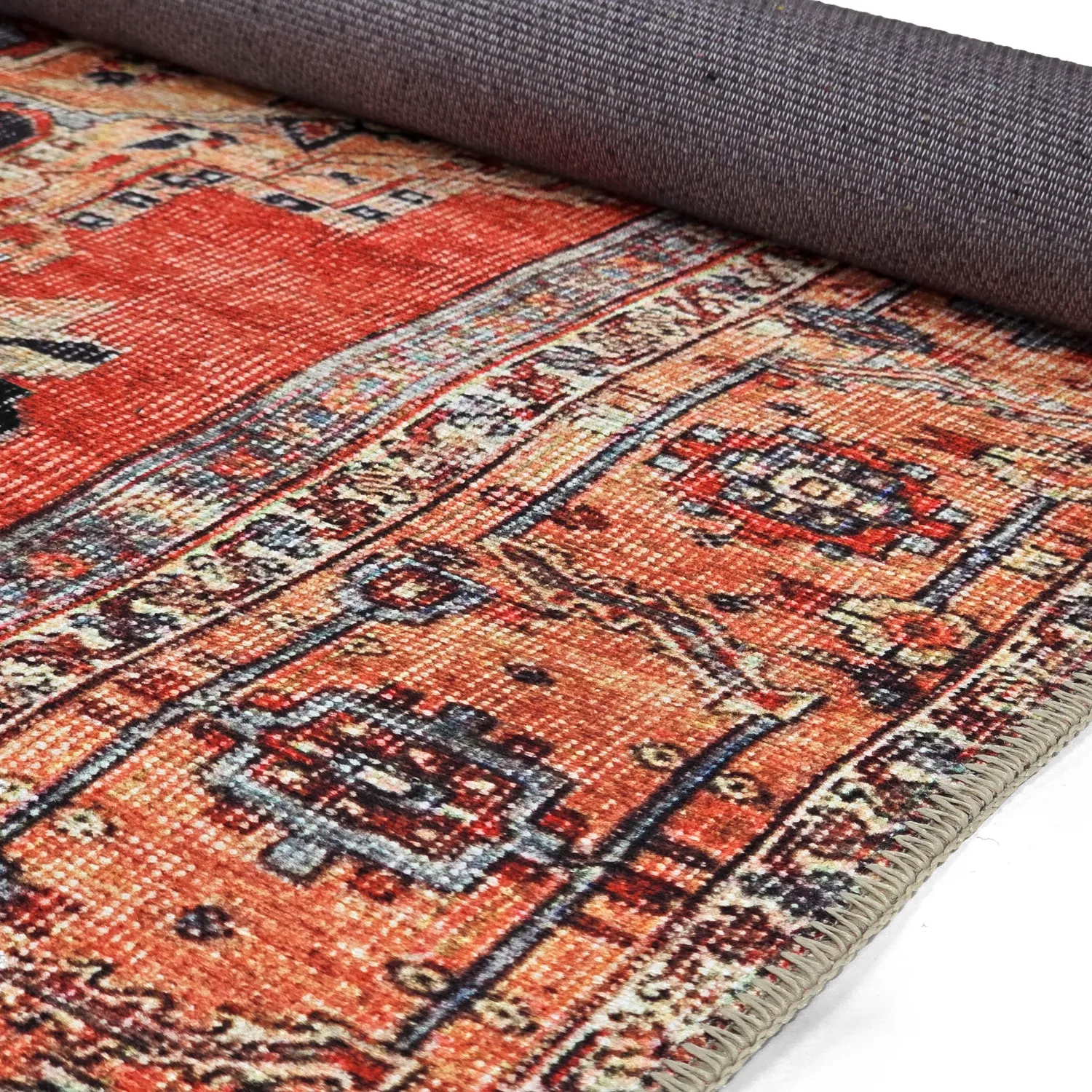 Lapos szövésű szőnyeg - Madevan (piros)