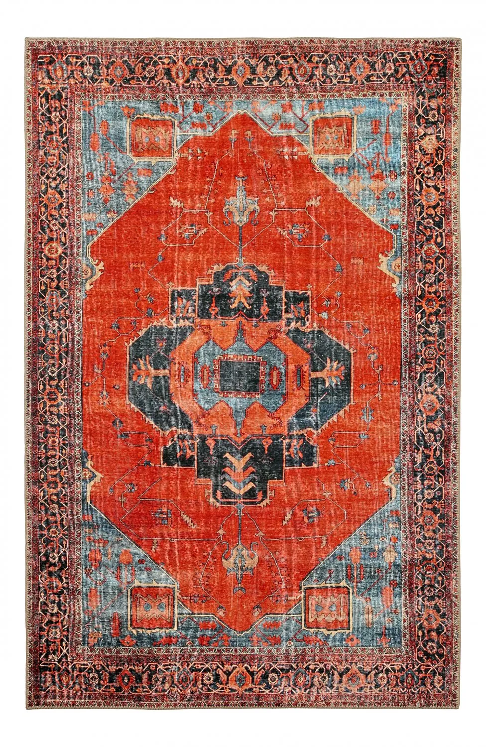 Lapos szövésű szőnyeg - Mandalay (piros)