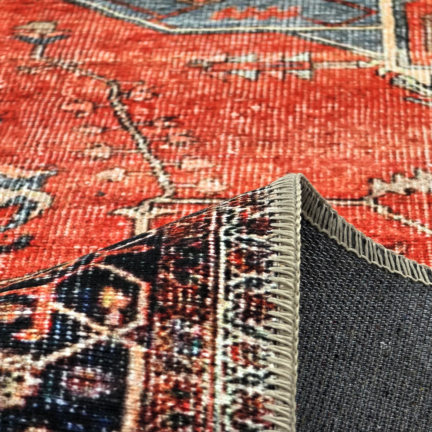 Lapos szövésű szőnyeg - Mandalay (piros)