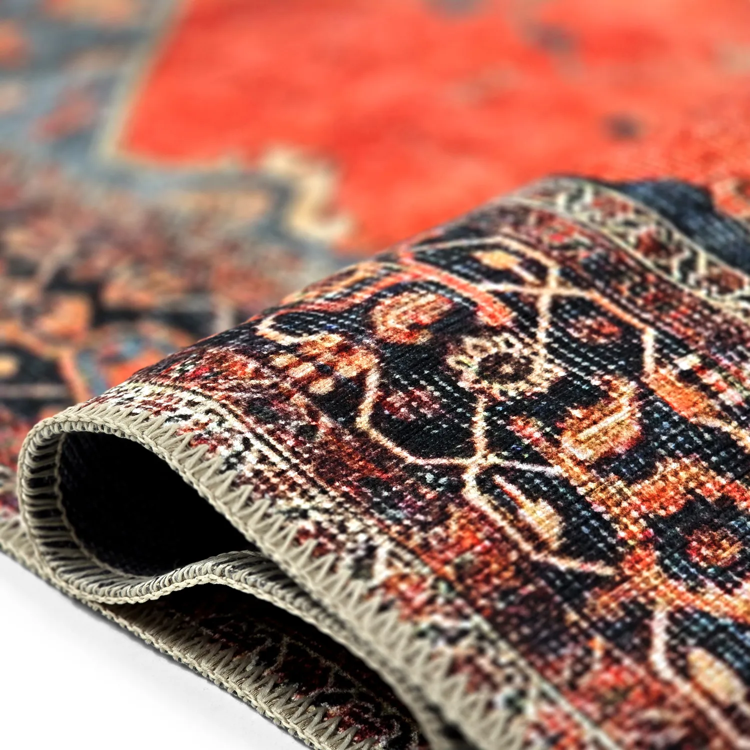 Lapos szövésű szőnyeg - Mandalay (piros)