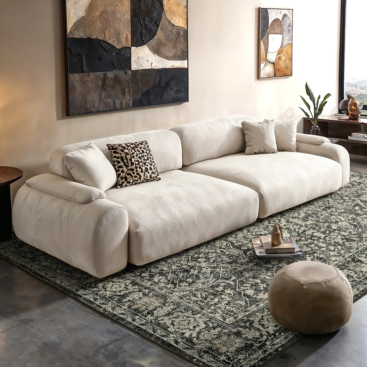 Lapos szövésű szőnyeg - Meralis (fekete)