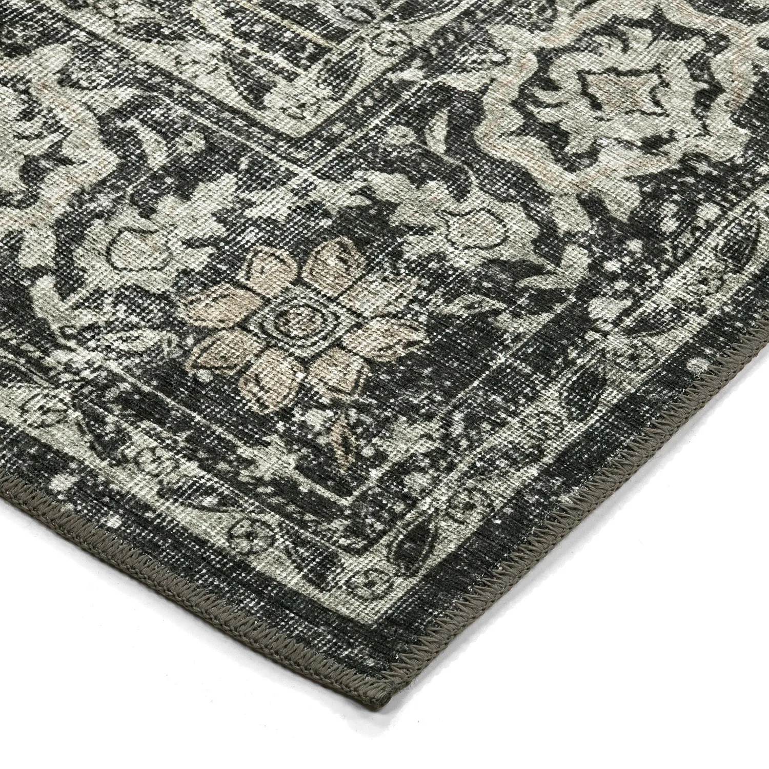 Lapos szövésű szőnyeg - Meralis (fekete)