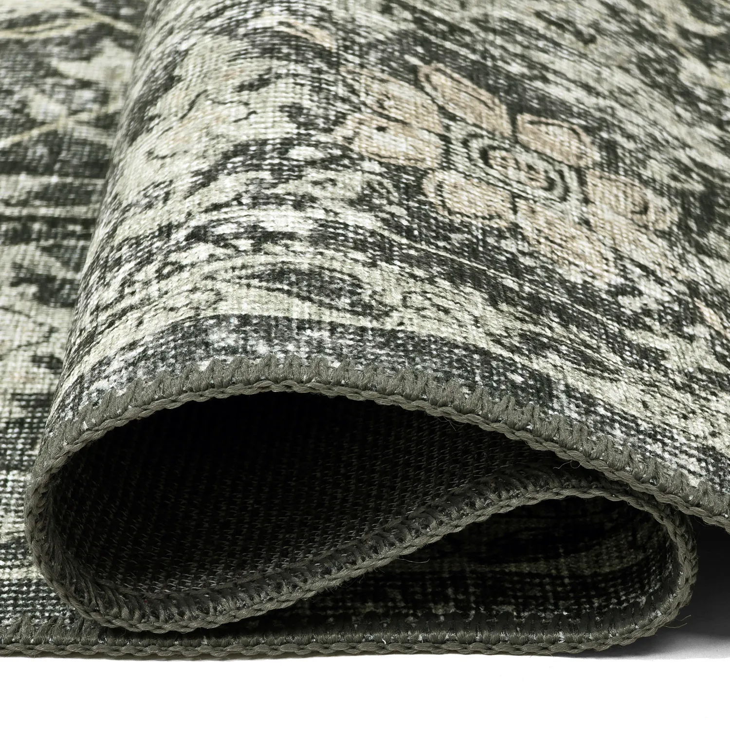 Lapos szövésű szőnyeg - Meralis (fekete)