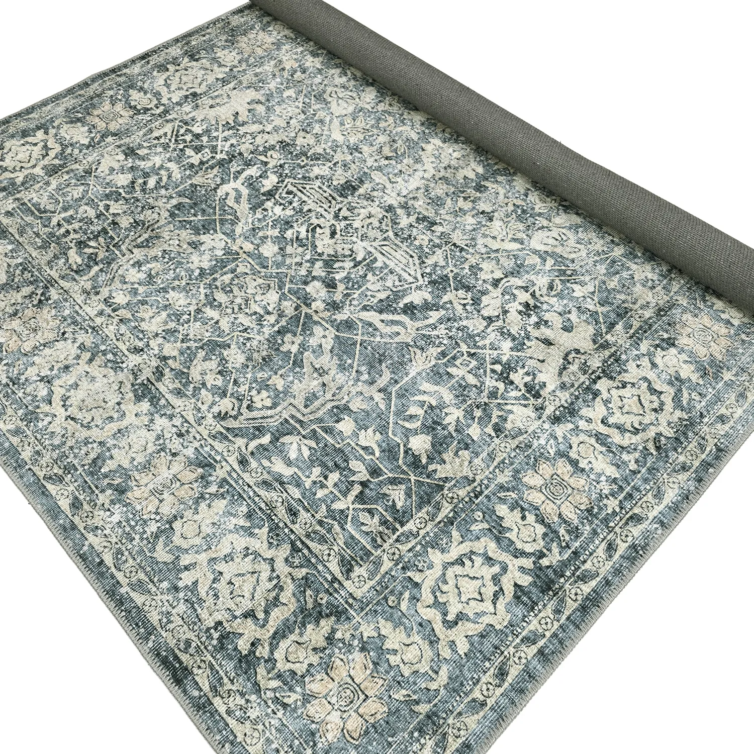 Lapos szövésű szőnyeg - Meralis (kék)