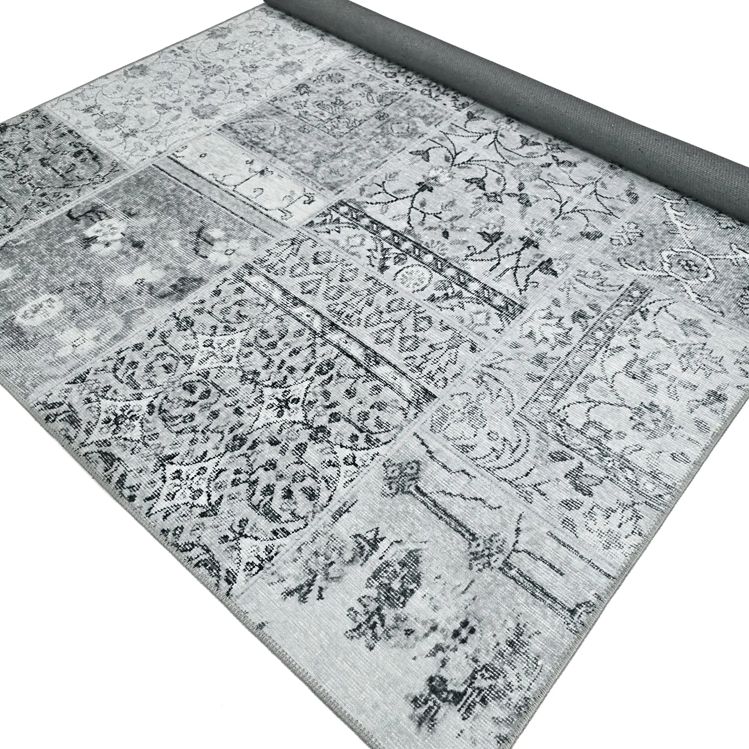 Lapos szövésű szőnyeg - Myrina (szürke)