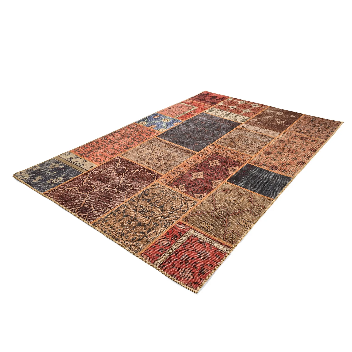 Lapos szövésű szőnyeg - Myrina (piros/multi)