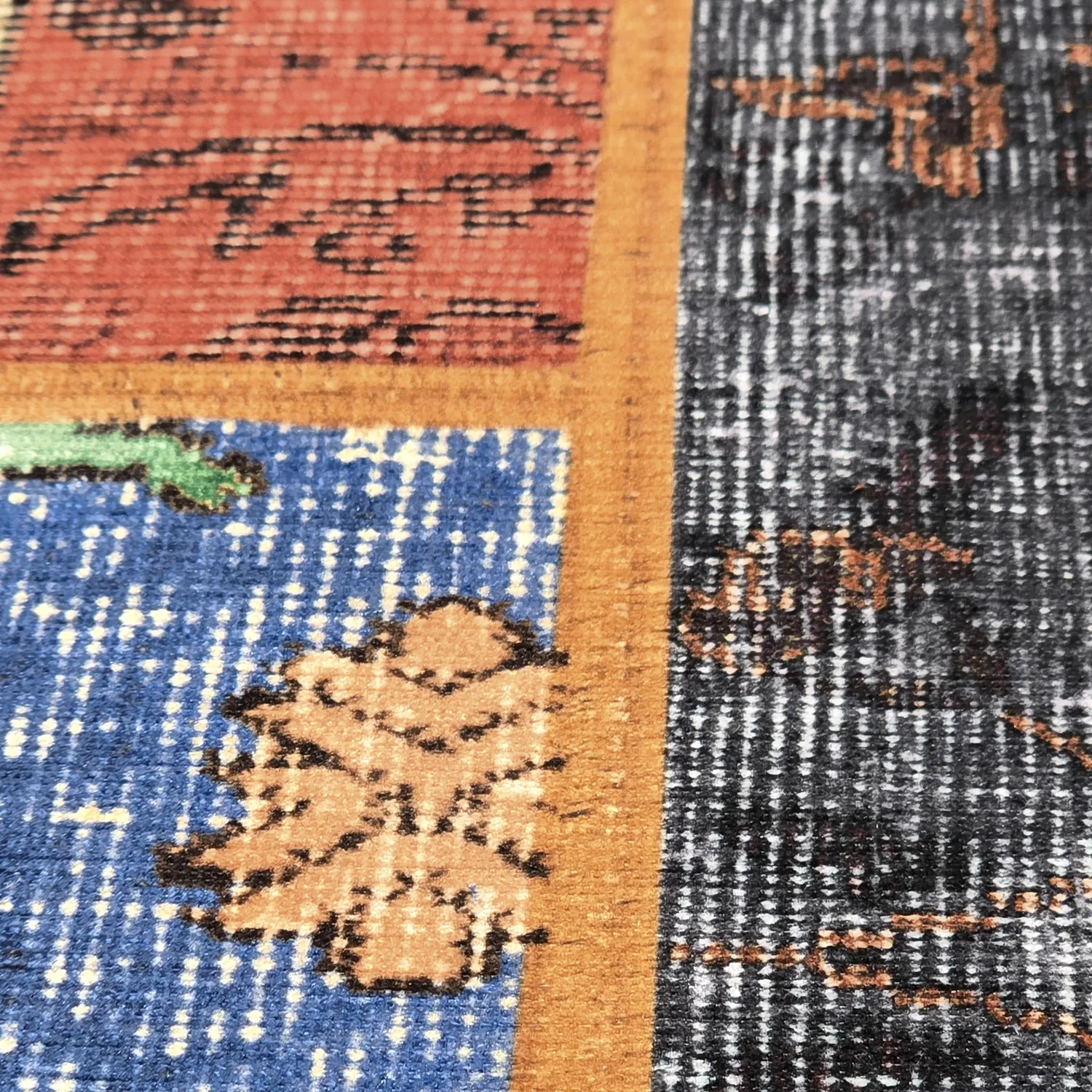 Lapos szövésű szőnyeg - Myrina (piros/multi)