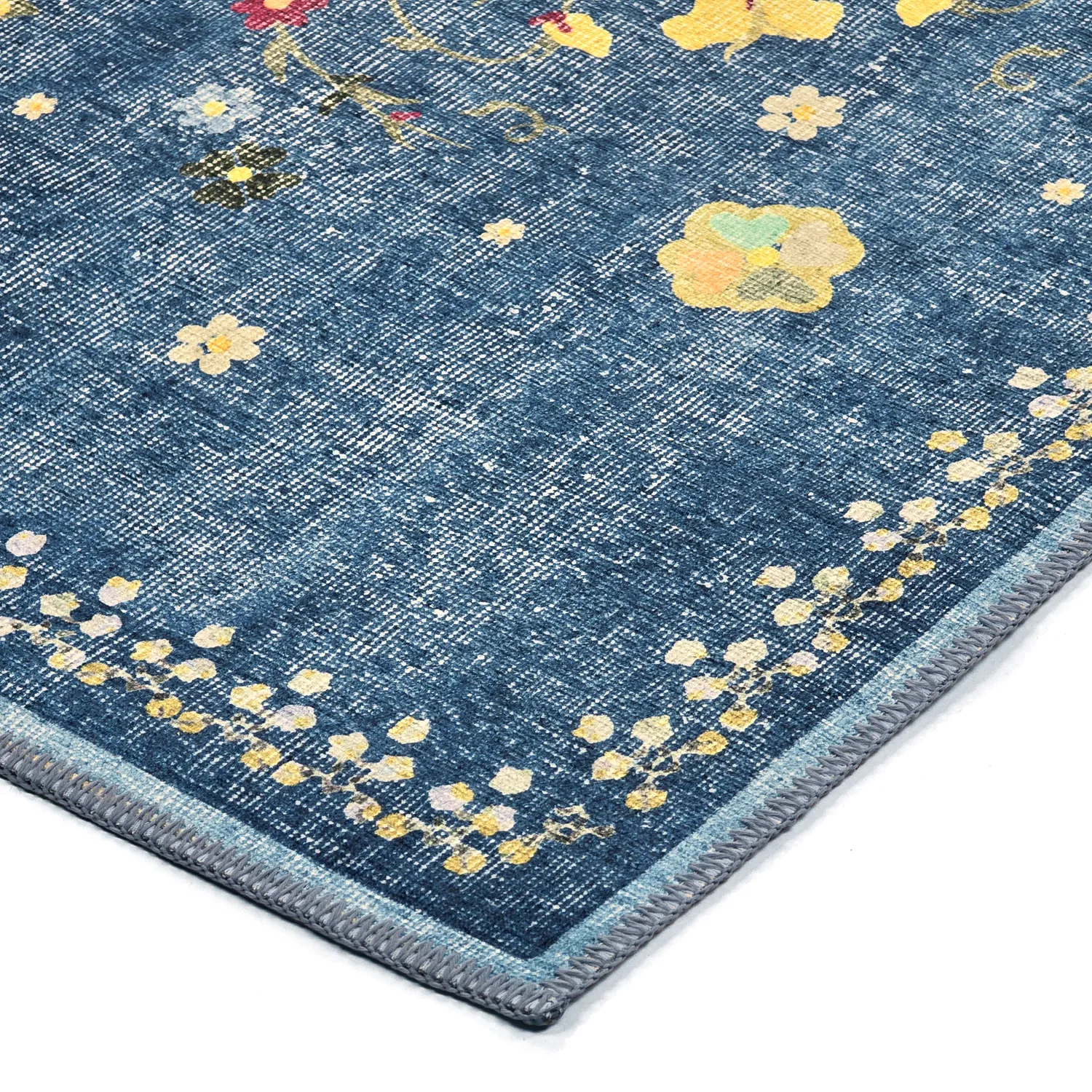 Lapos szövésű szőnyeg - Nabilar (kék)