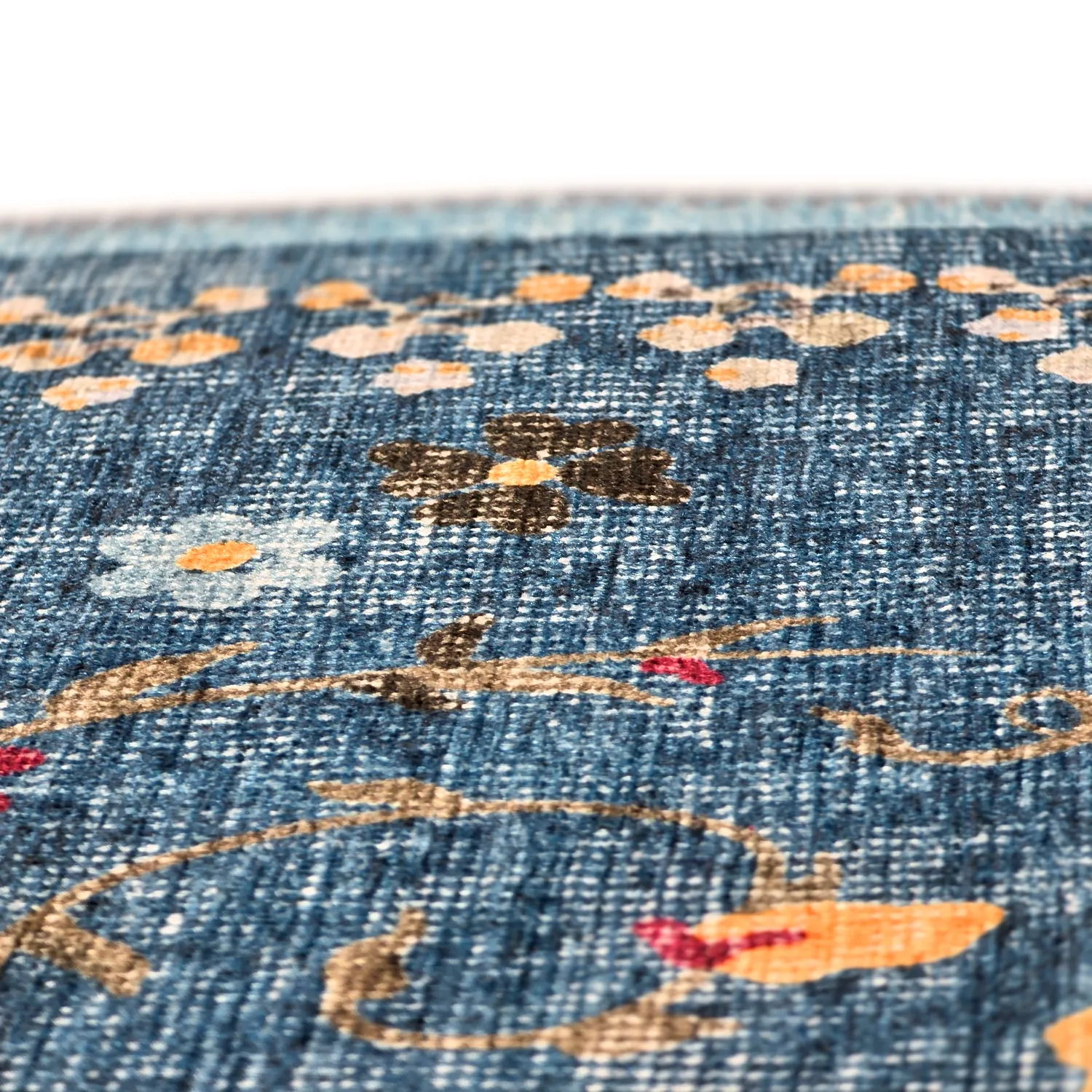 Lapos szövésű szőnyeg - Nabilar (kék)