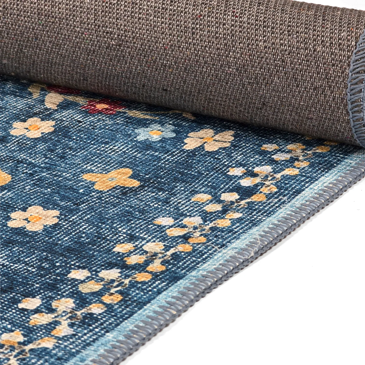 Lapos szövésű szőnyeg - Nabilar (kék)