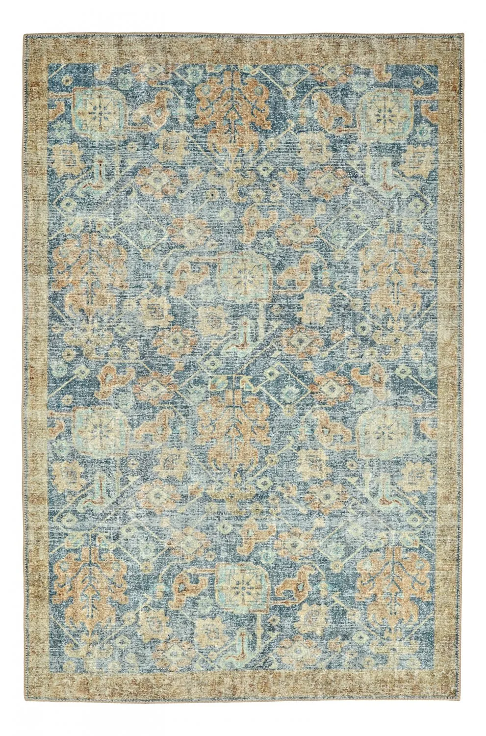 Lapos szövésű szőnyeg - Noura (kék)