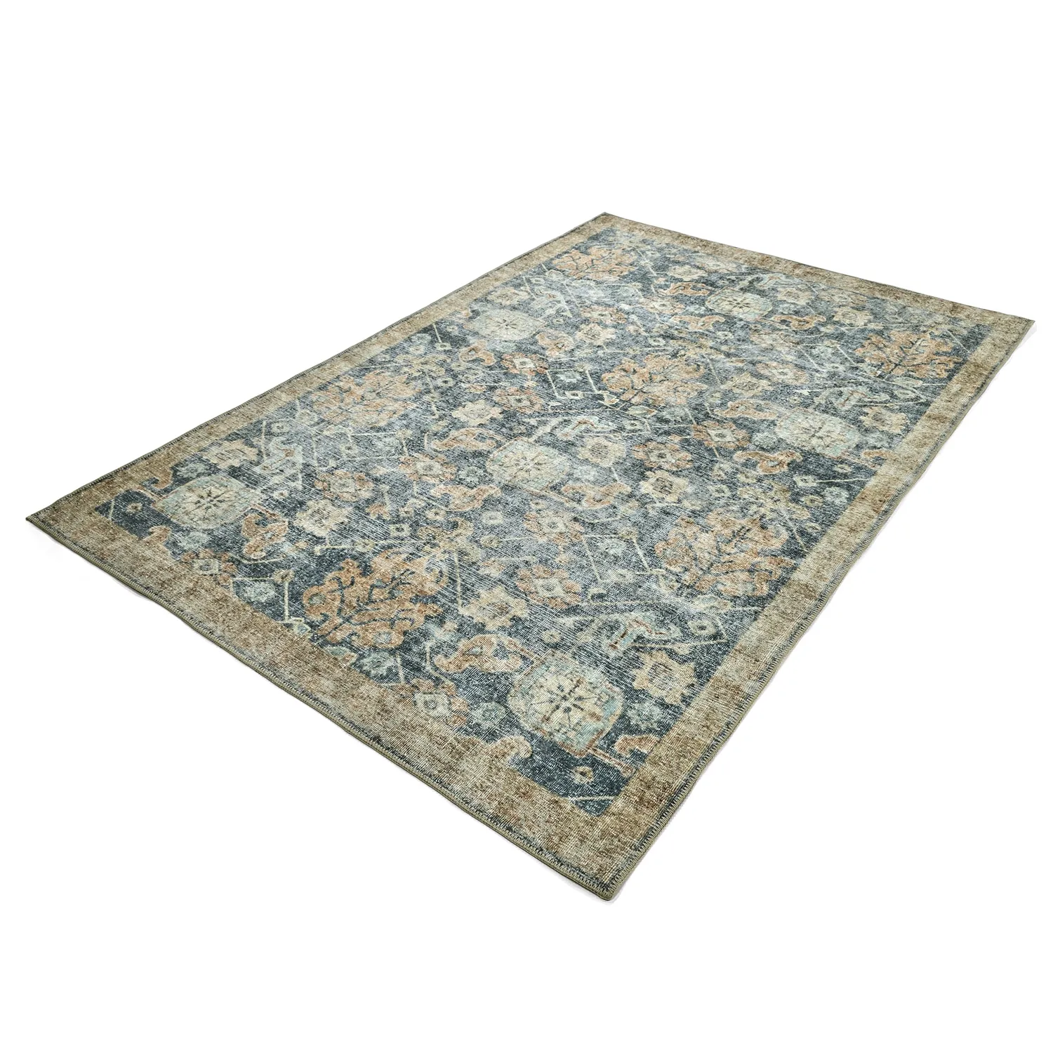 Lapos szövésű szőnyeg - Noura (kék)