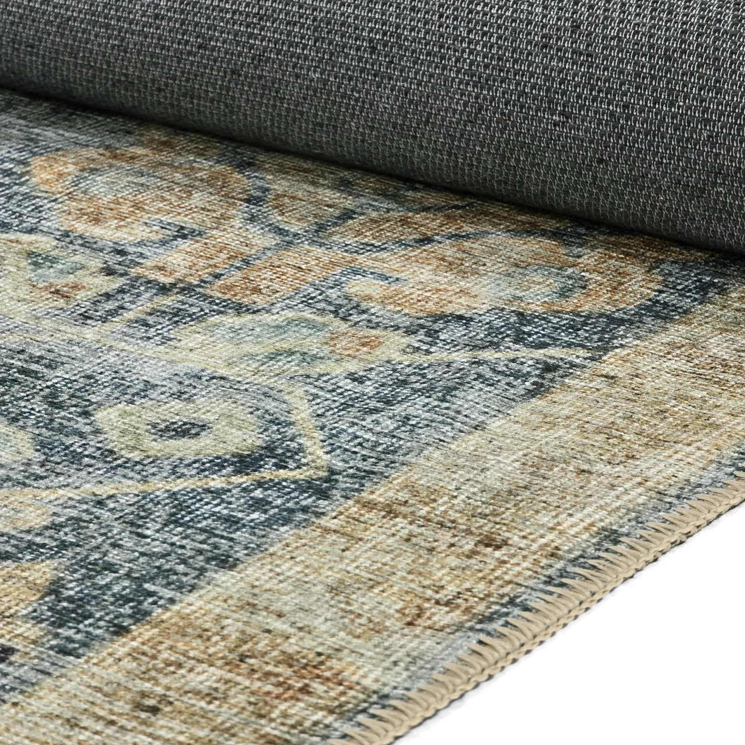 Lapos szövésű szőnyeg - Noura (kék)