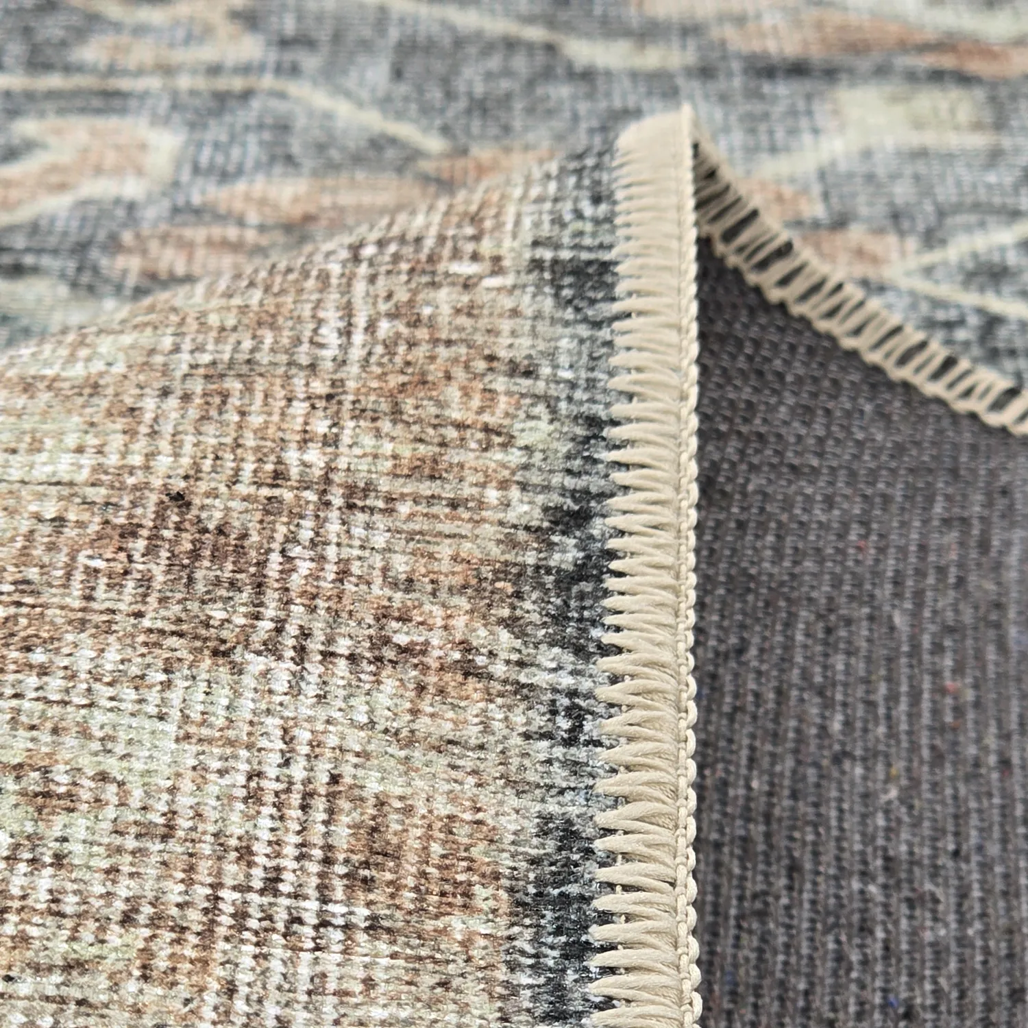 Lapos szövésű szőnyeg - Noura (sötétkék)