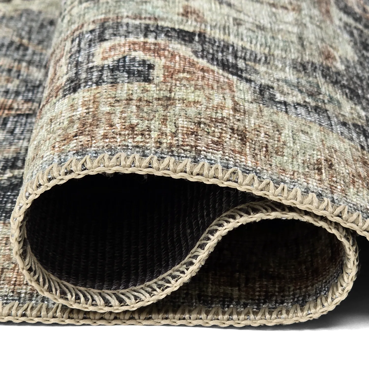 Lapos szövésű szőnyeg - Noura (sötétkék)