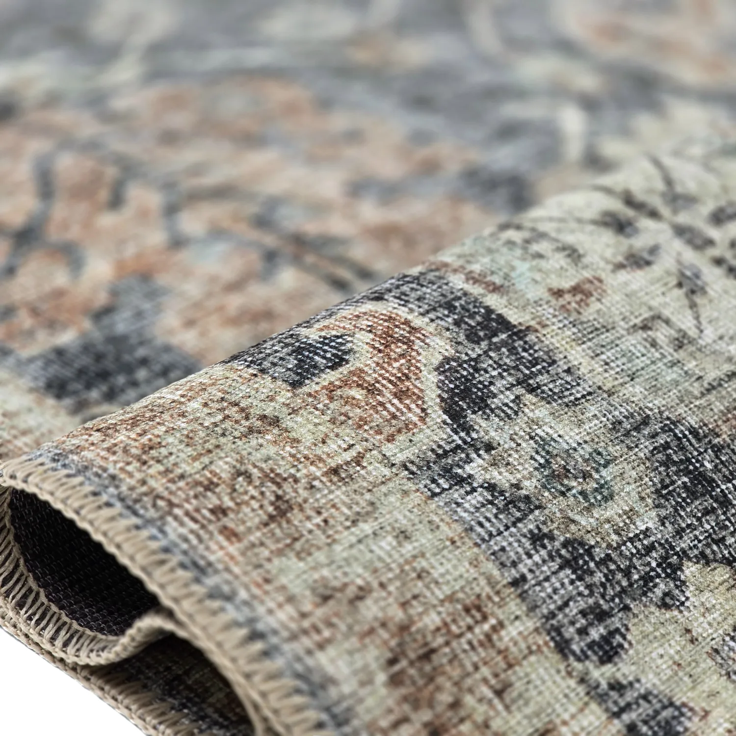 Lapos szövésű szőnyeg - Noura (sötétkék)