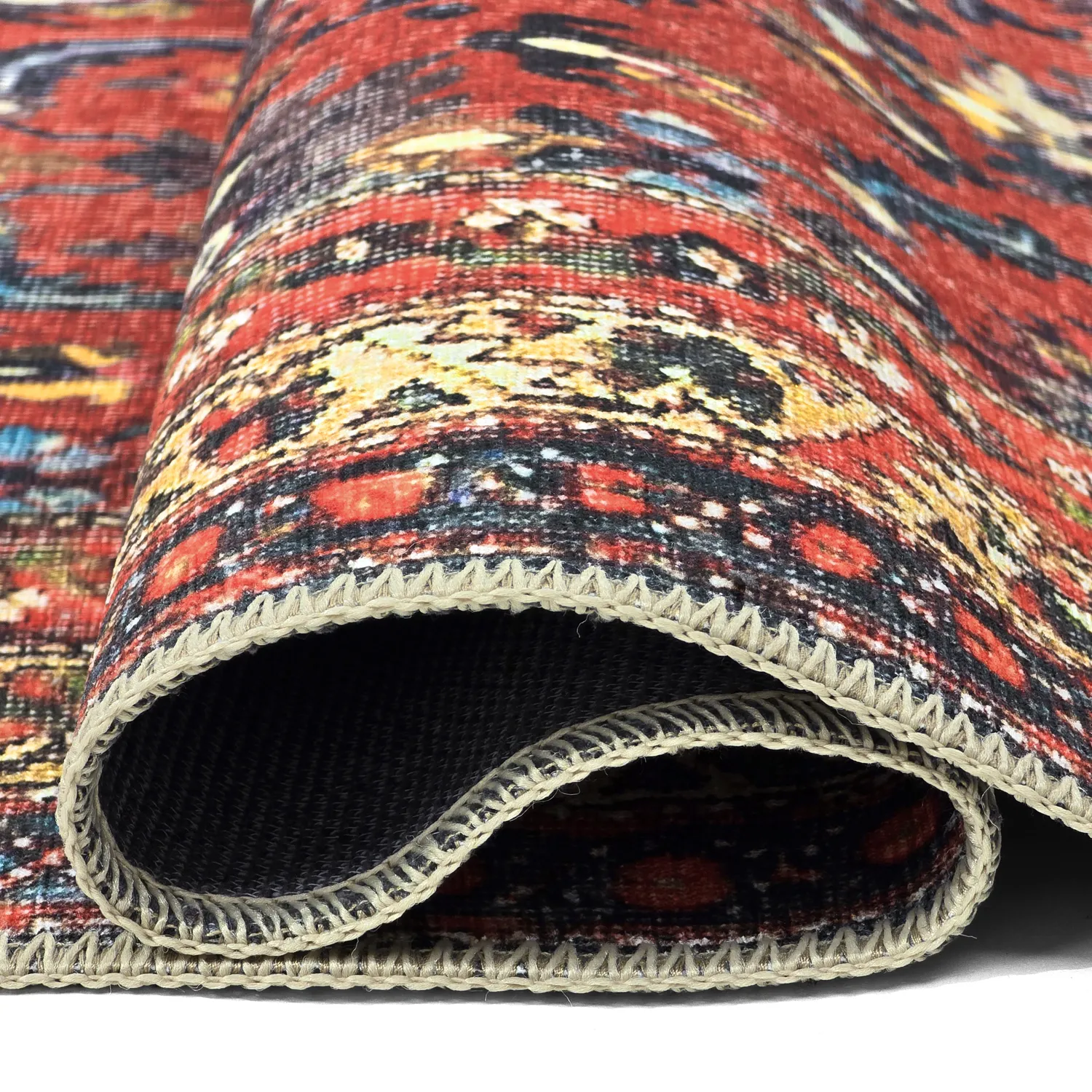 Lapos szövésű szőnyeg - Omarien (piros)