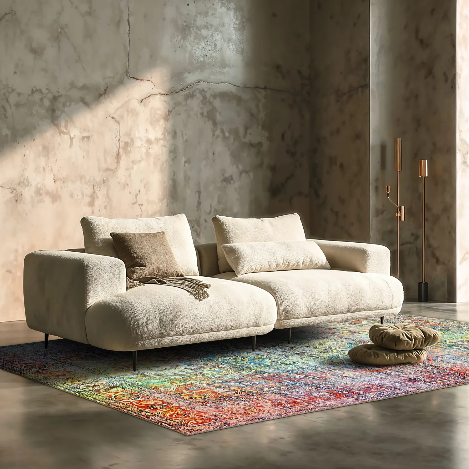 Lapos szövésű szőnyeg - Oriental Rainbow (multi)