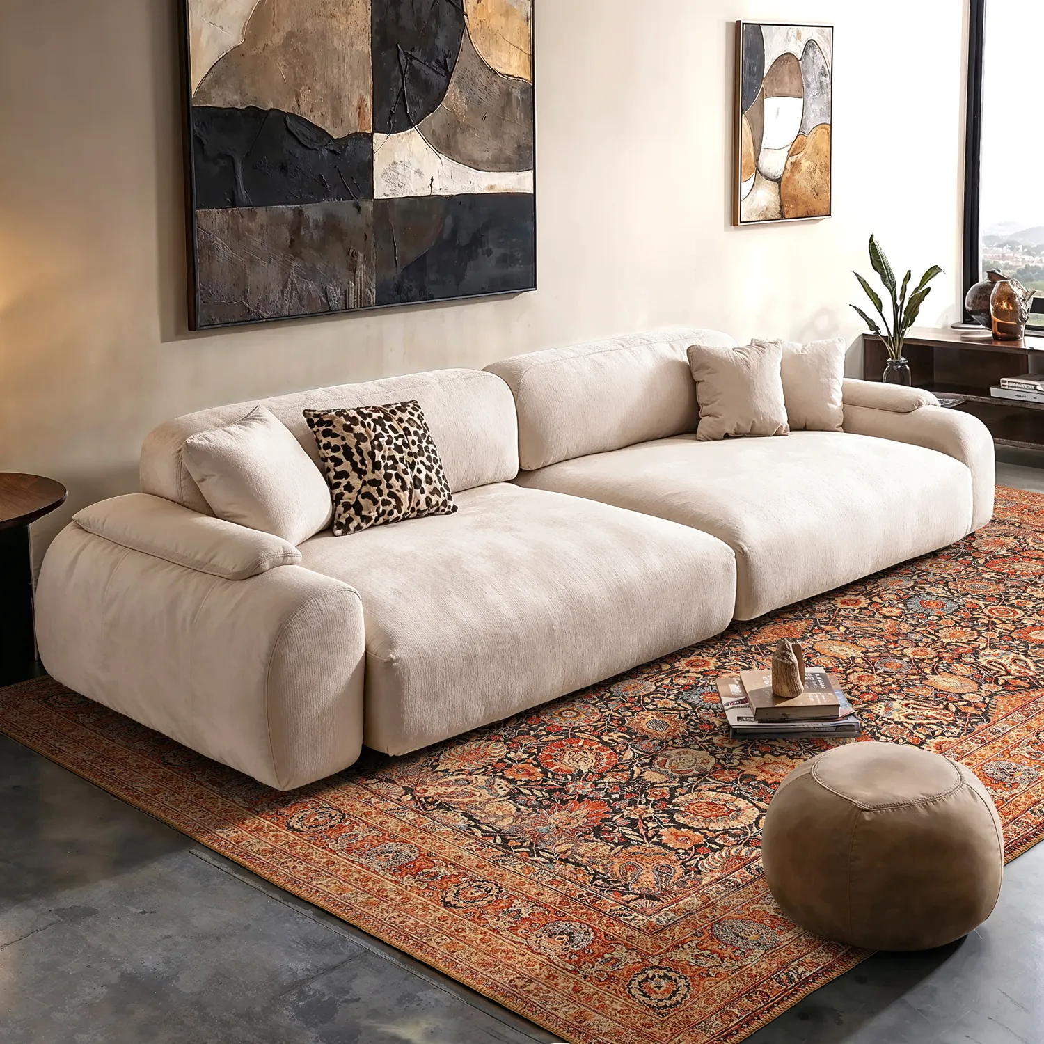 Lapos szövésű szőnyeg - Selamira (kék/multi)