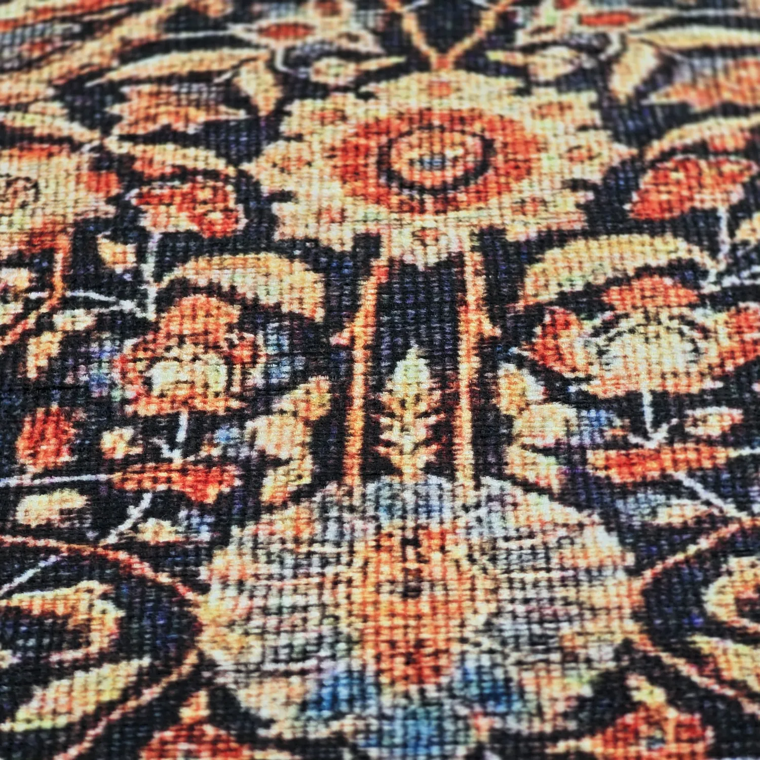 Lapos szövésű szőnyeg - Selamira (kék/multi)