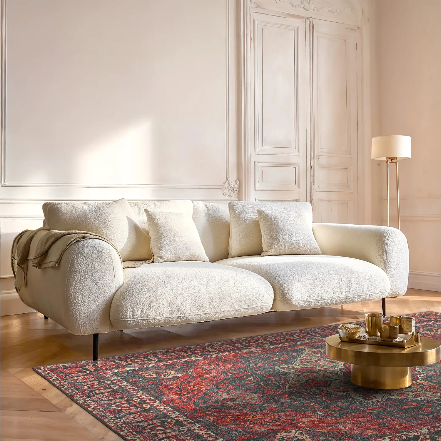 Lapos szövésű szőnyeg - Velamir (piros)